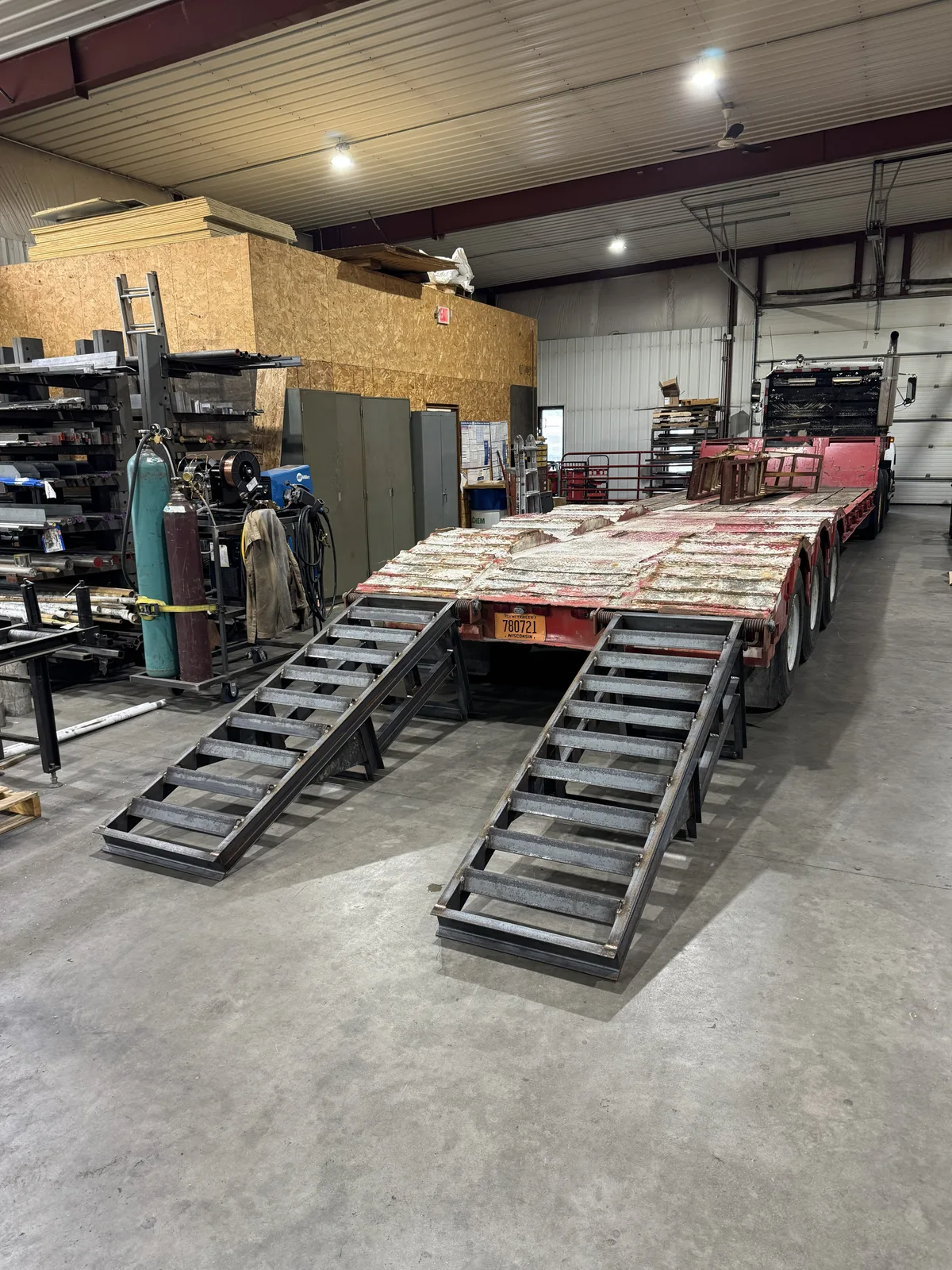 Custom Heavy-Duty Trailer Loading Ramps