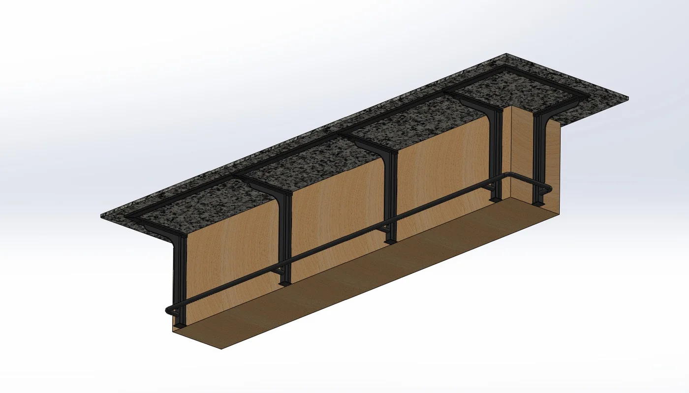Custom Countertop Support